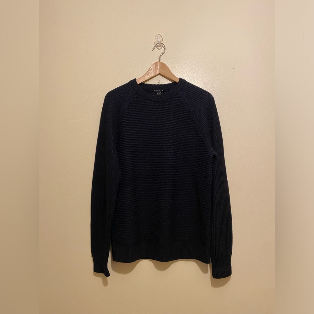 Theory Merino Wool Men's Dark Sweater. Size M